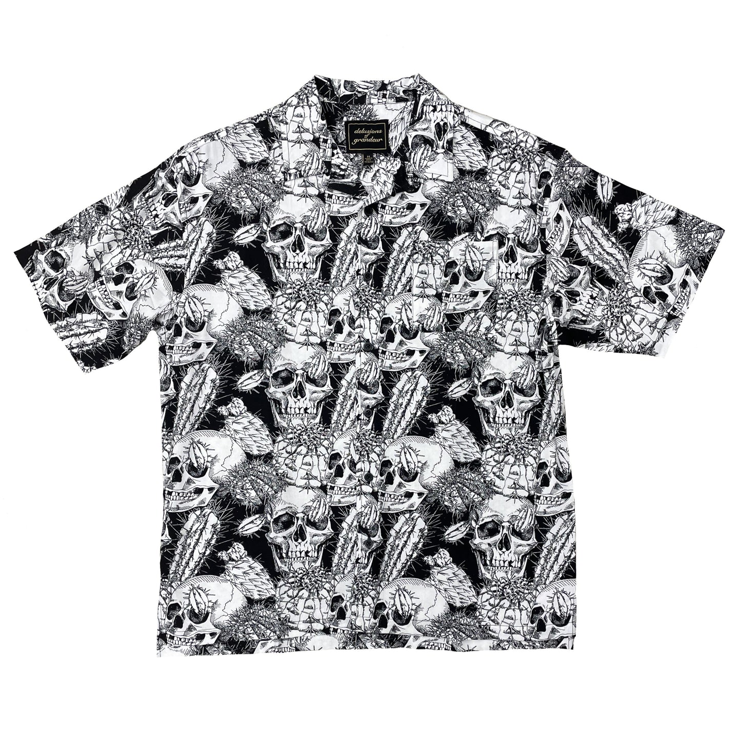 Skull Cacti SS Buttondown