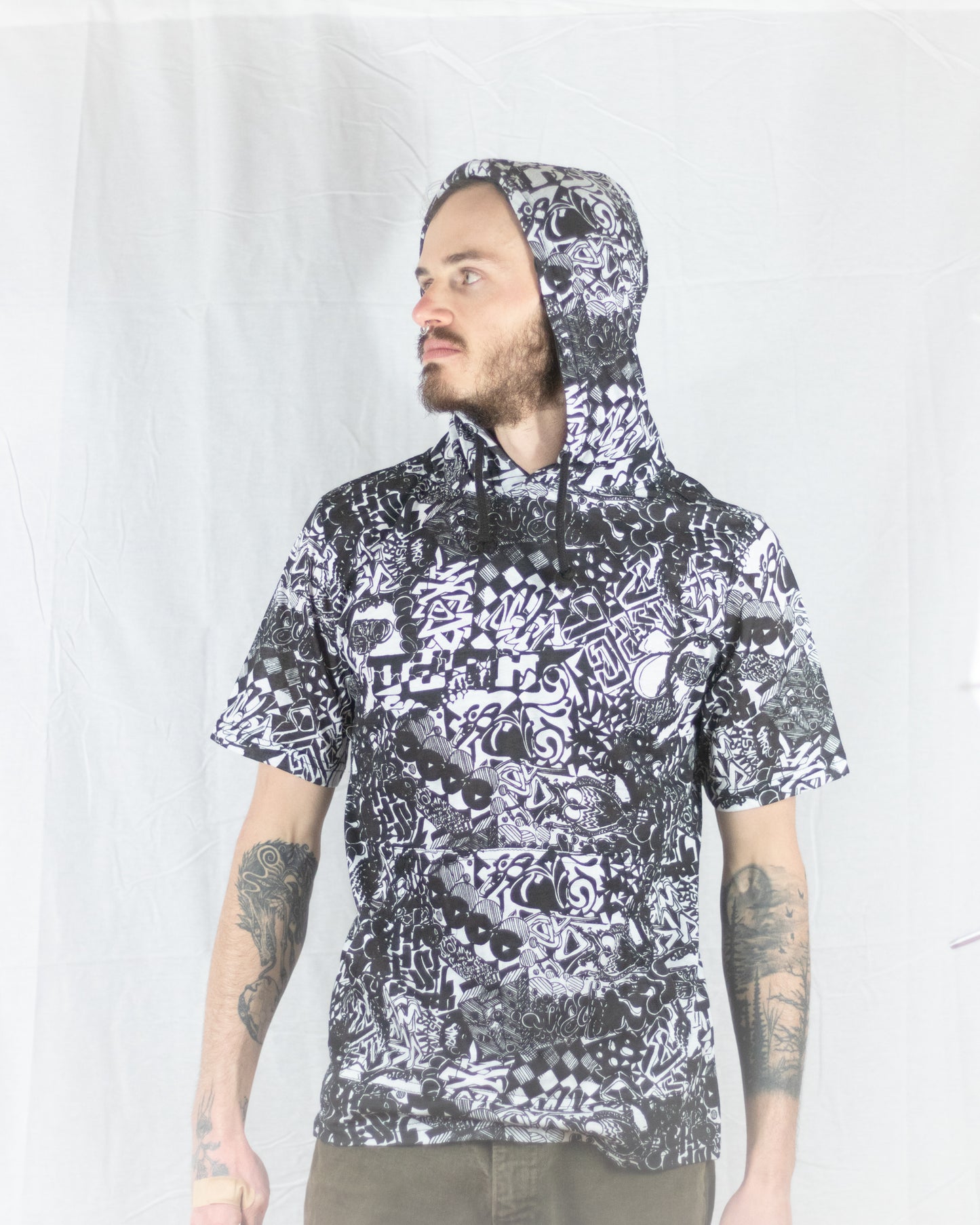 Distortion Hoodie Tee