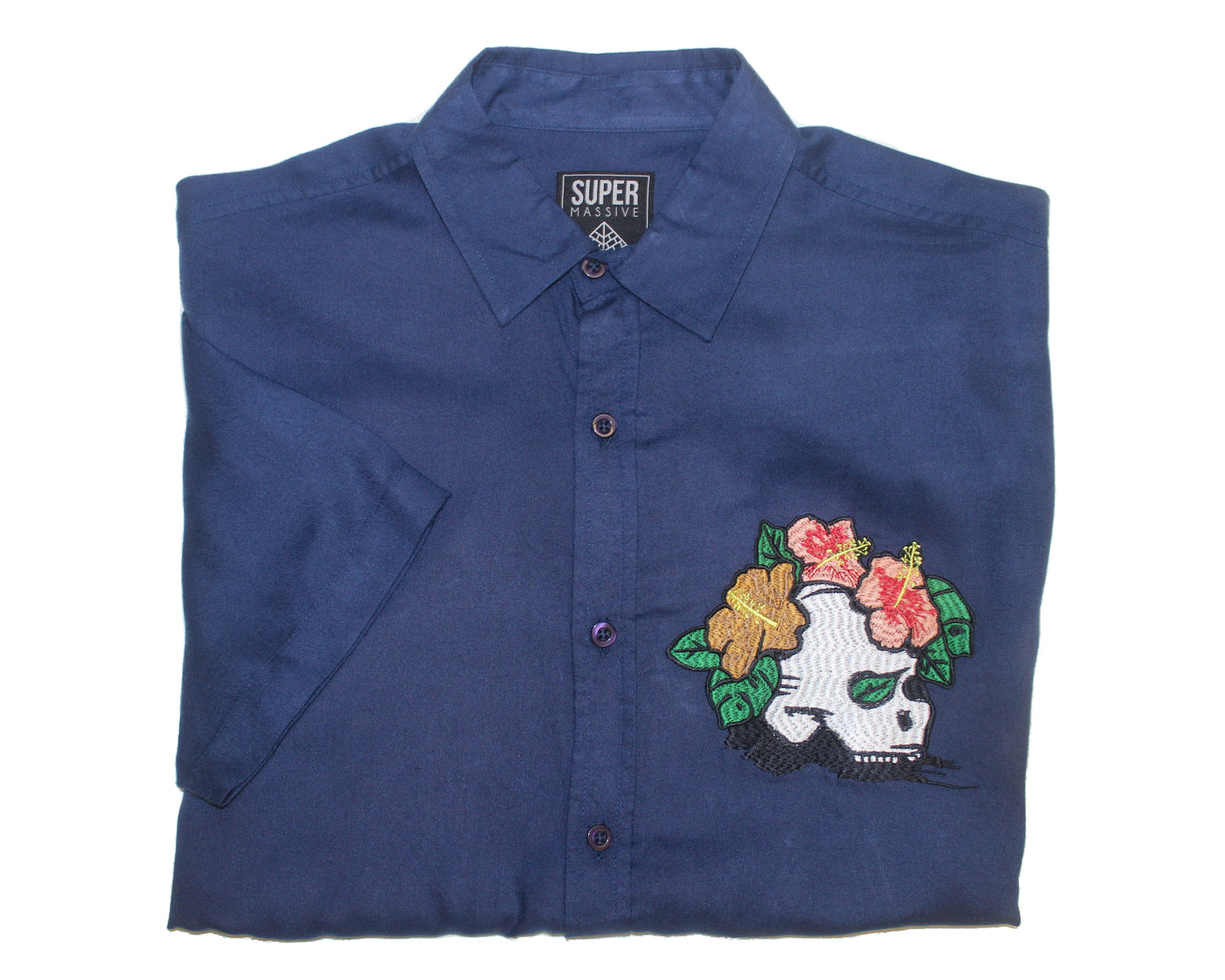 Skull Island SS Button-down - Super Massive Shop