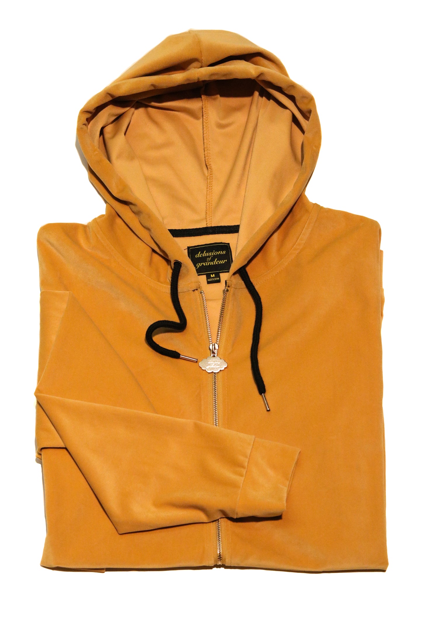 YAEZ Gold Coast Velour Hoodie - Super Massive Shop
