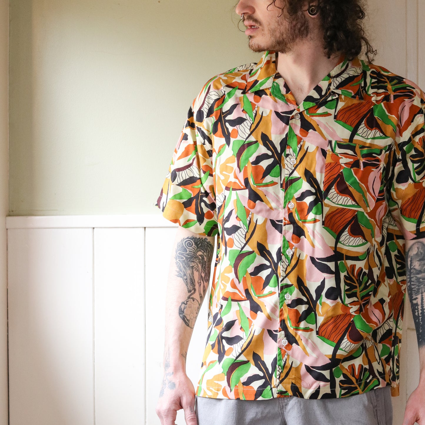 Foliage SS Buttondown