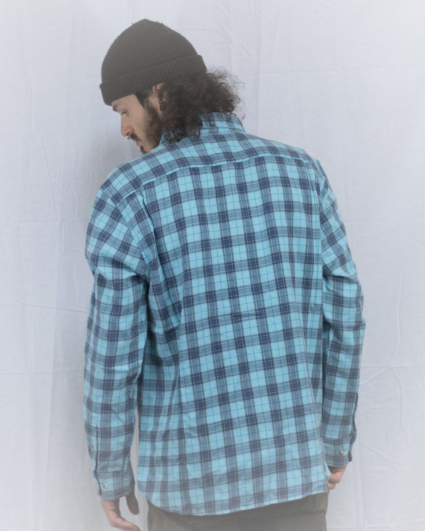 Aquatic Dirtbag Flannel Buttondown