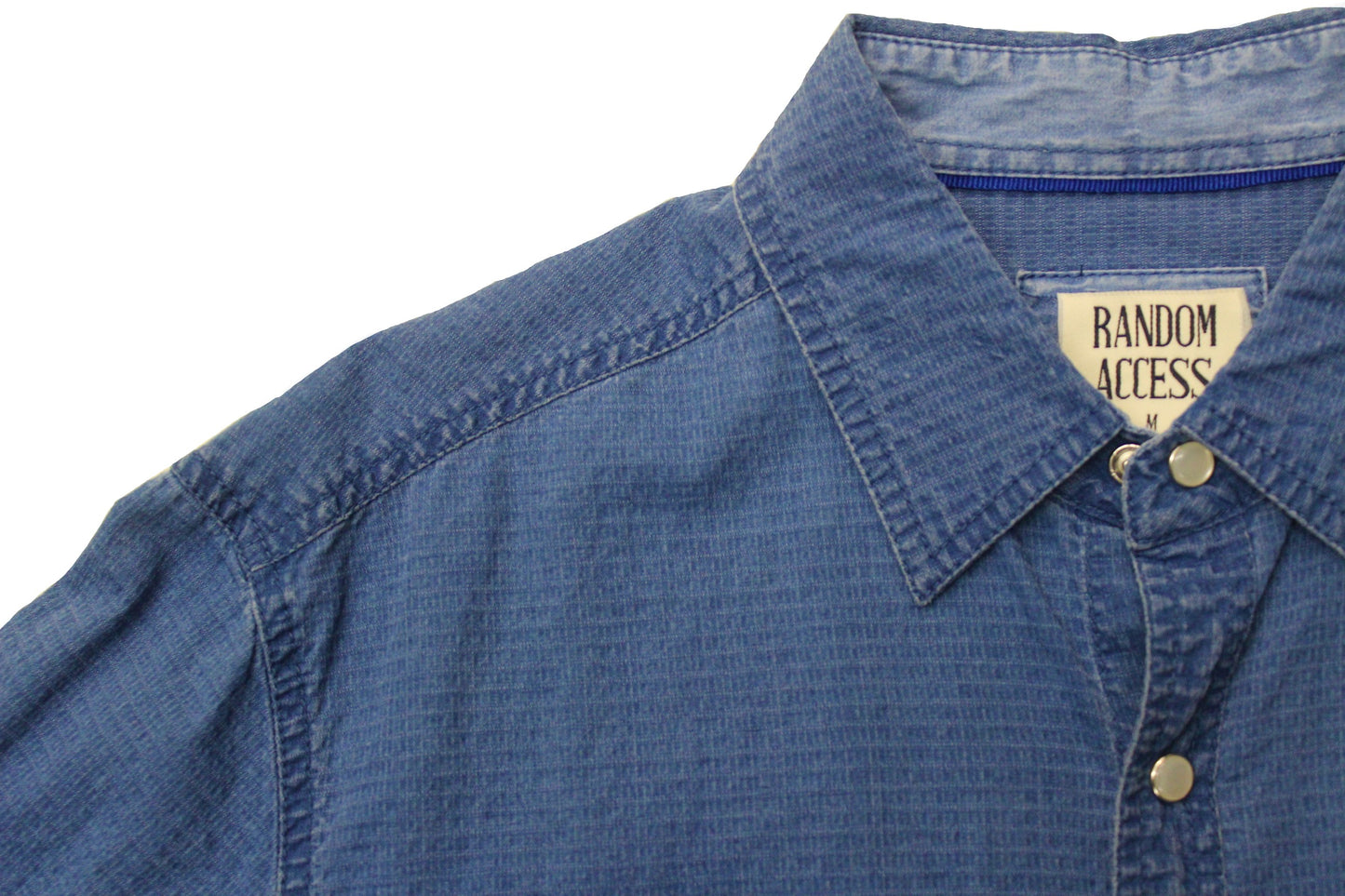 Dusted Denim Button-down - Super Massive Shop