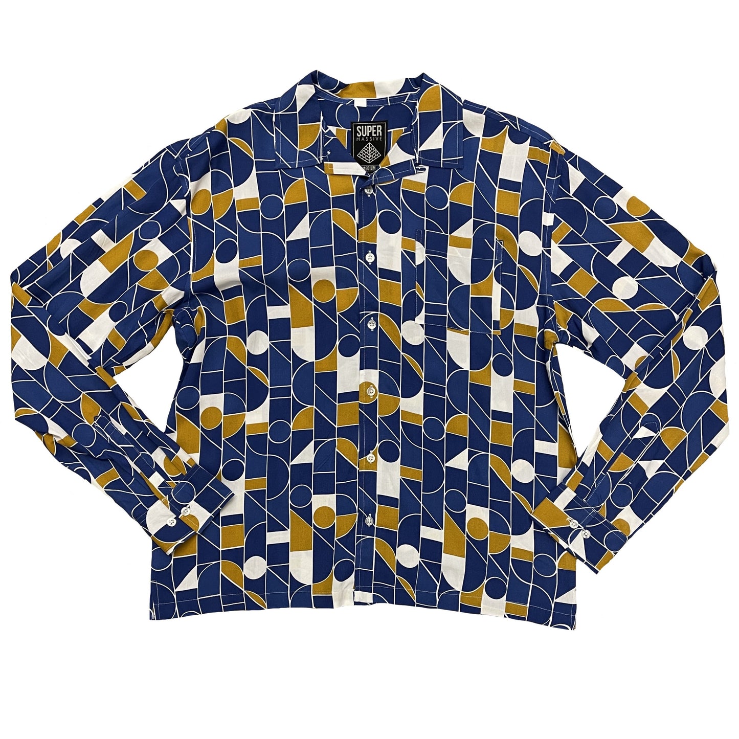 Blue Lounge Buttondown