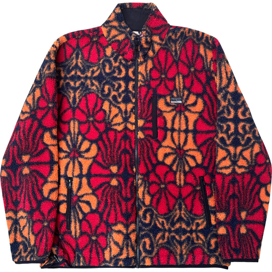 Flowery Sherpa Zip-up