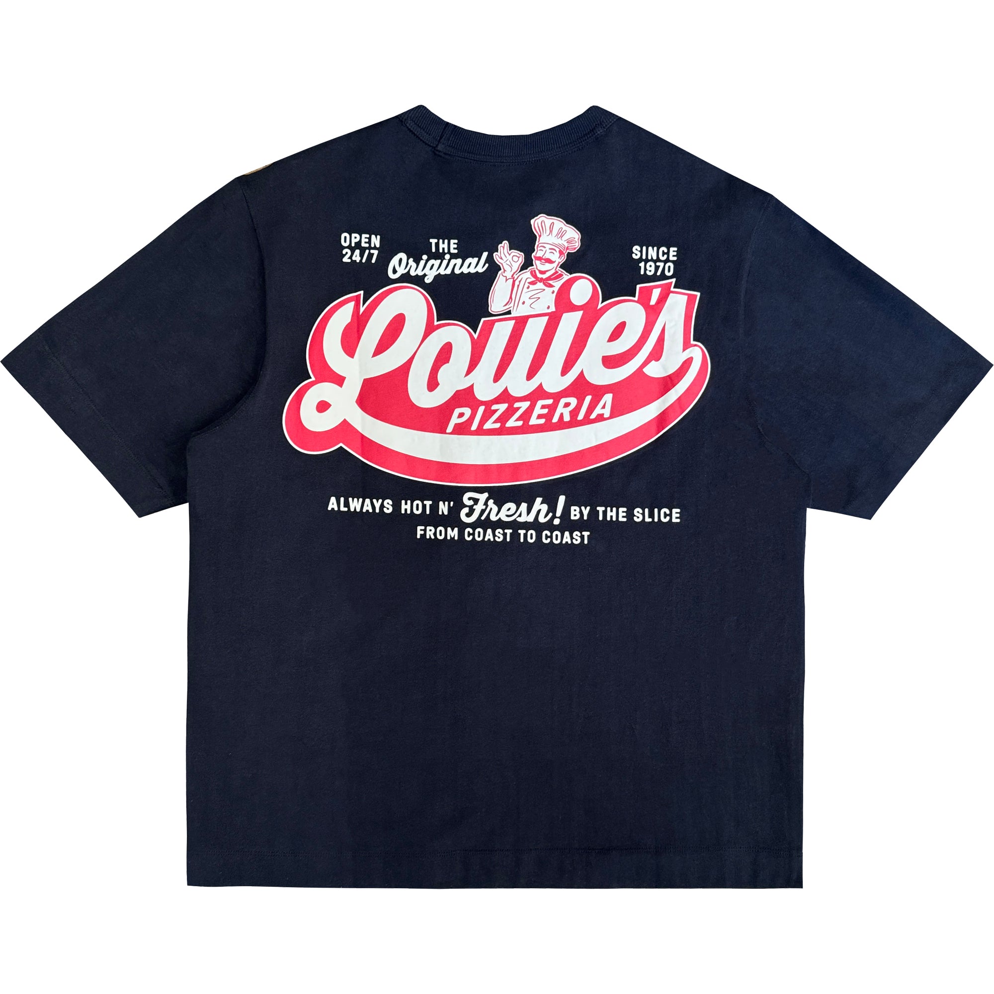 Louie's Pizzeria Peached T-shirt – Super Massive Shop