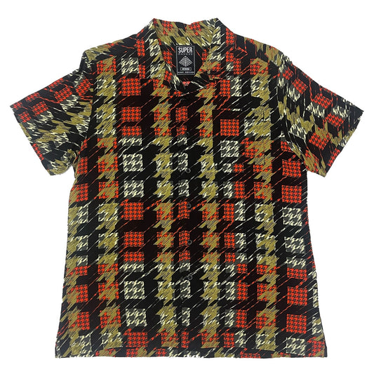 Cinnamon Plaid SS Buttondown