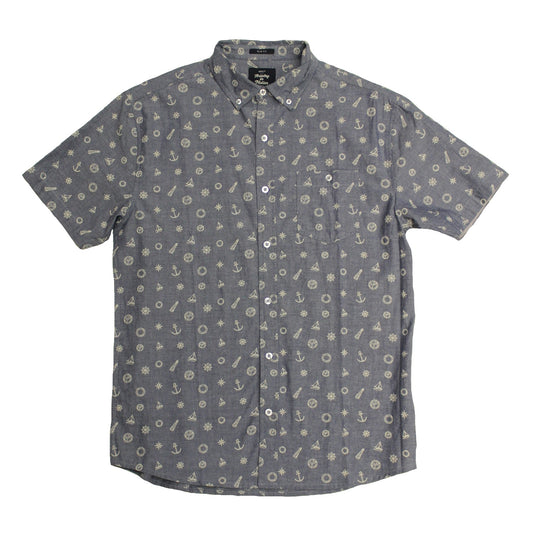 Lighthouse SS Button-down - Super Massive Shop