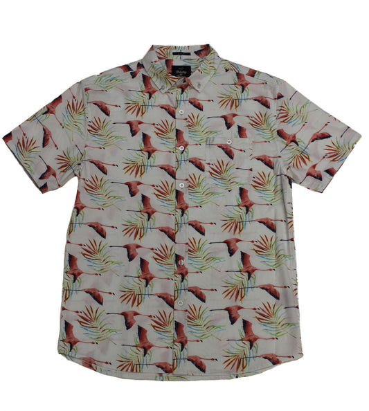 Flying Mingo SS Button-down - Super Massive Shop