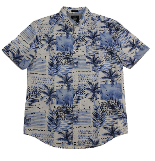 Island Mist SS Button-down - Super Massive Shop