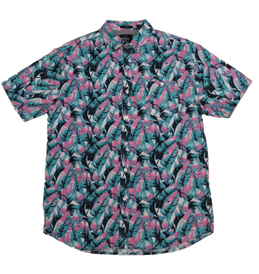 Fluorescent SS Button-down - Super Massive Shop