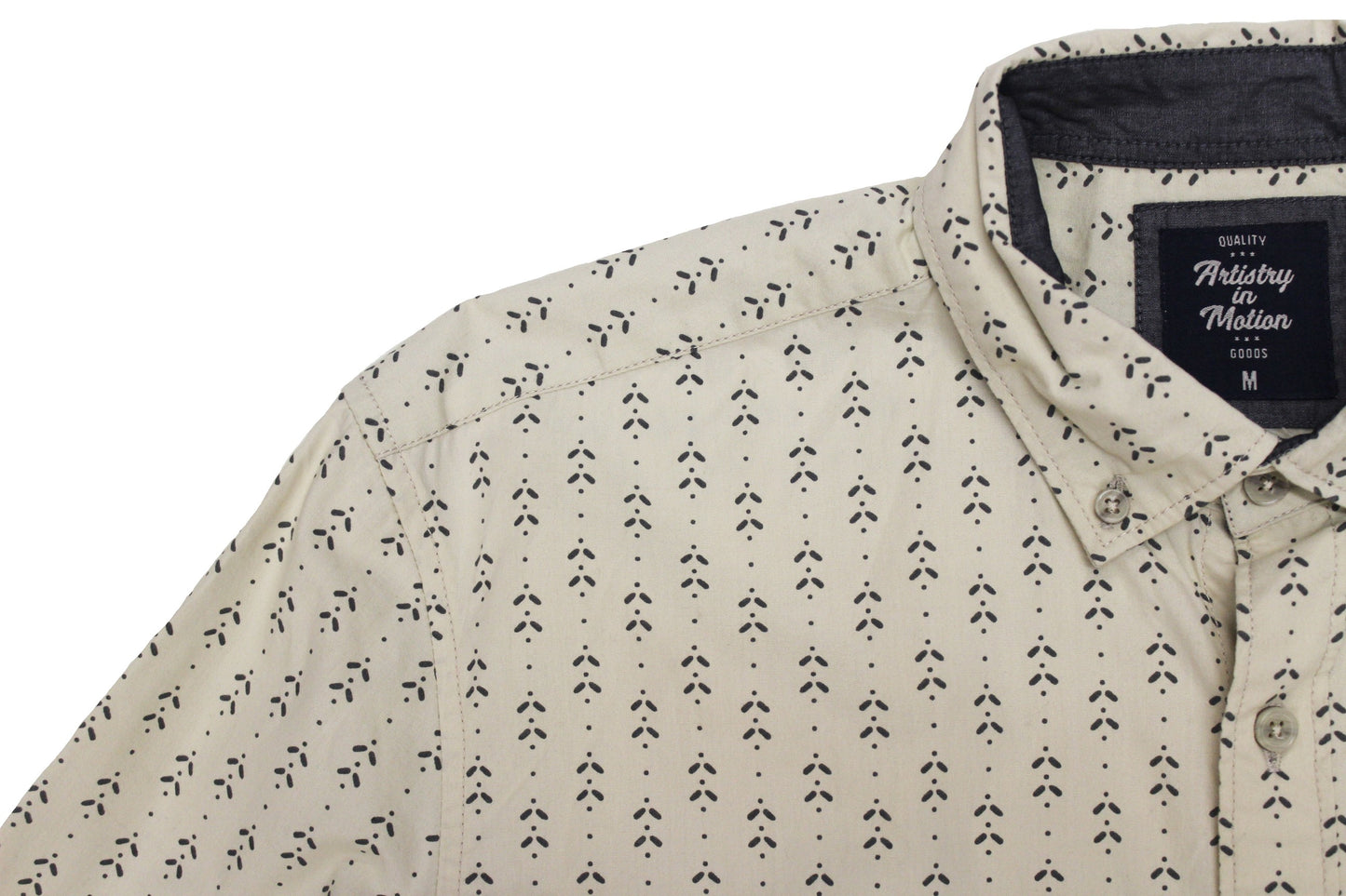 Wheat Poplin Button-down - Super Massive Shop