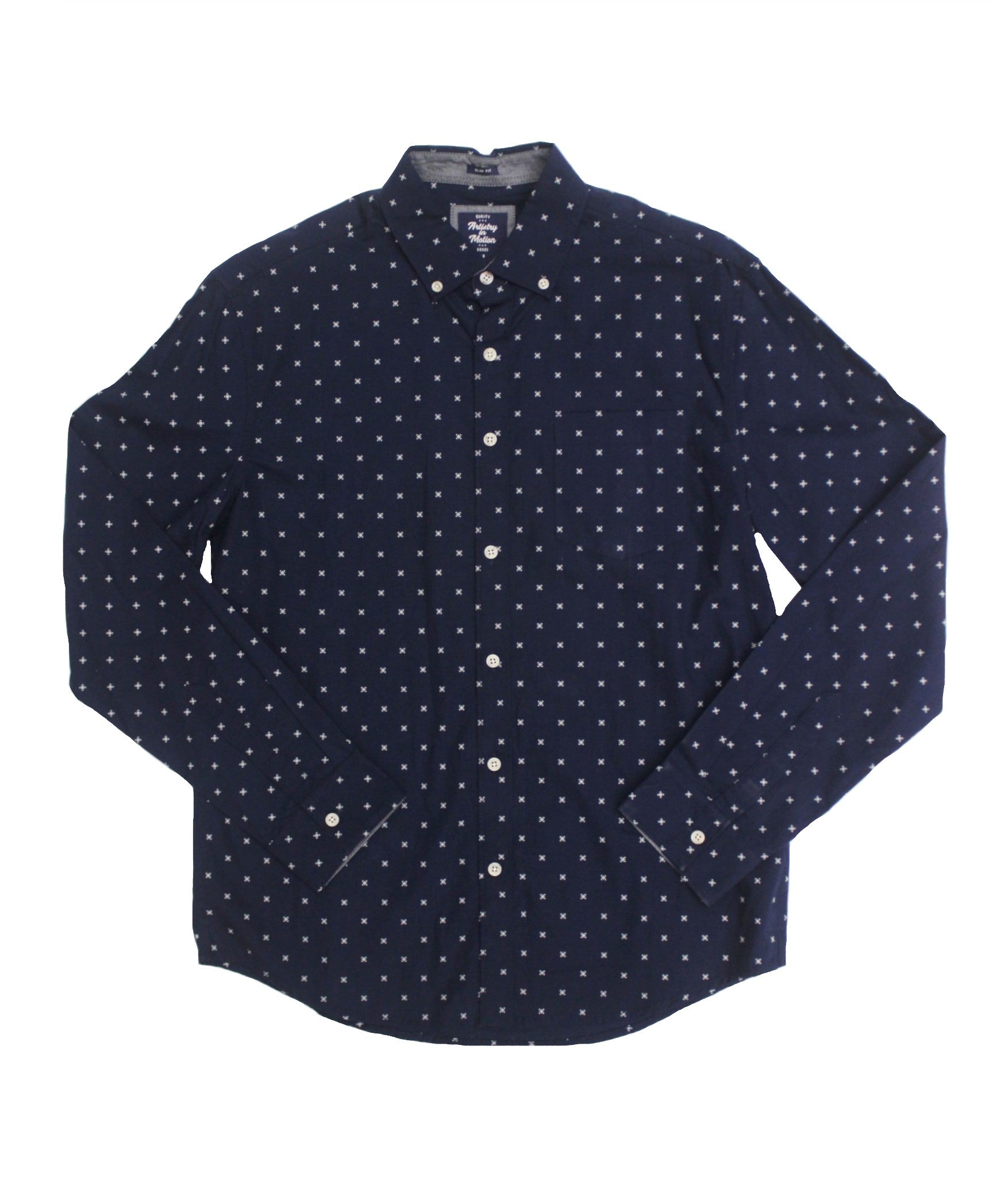 Blackberry Poplin Button-down - Super Massive Shop