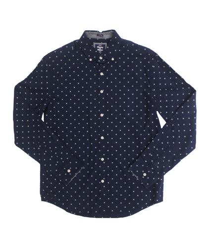 Blackberry Poplin Button-down - Super Massive Shop