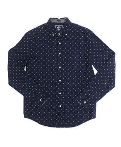 Blackberry Poplin Button-down - Super Massive Shop