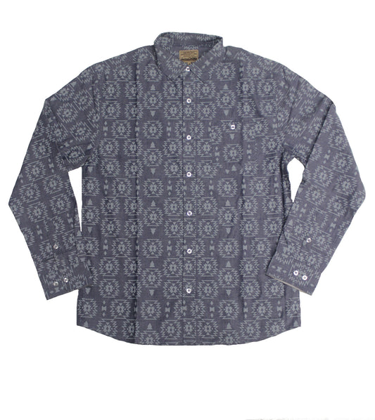 Sage Chambray LS Button-down - Super Massive Shop