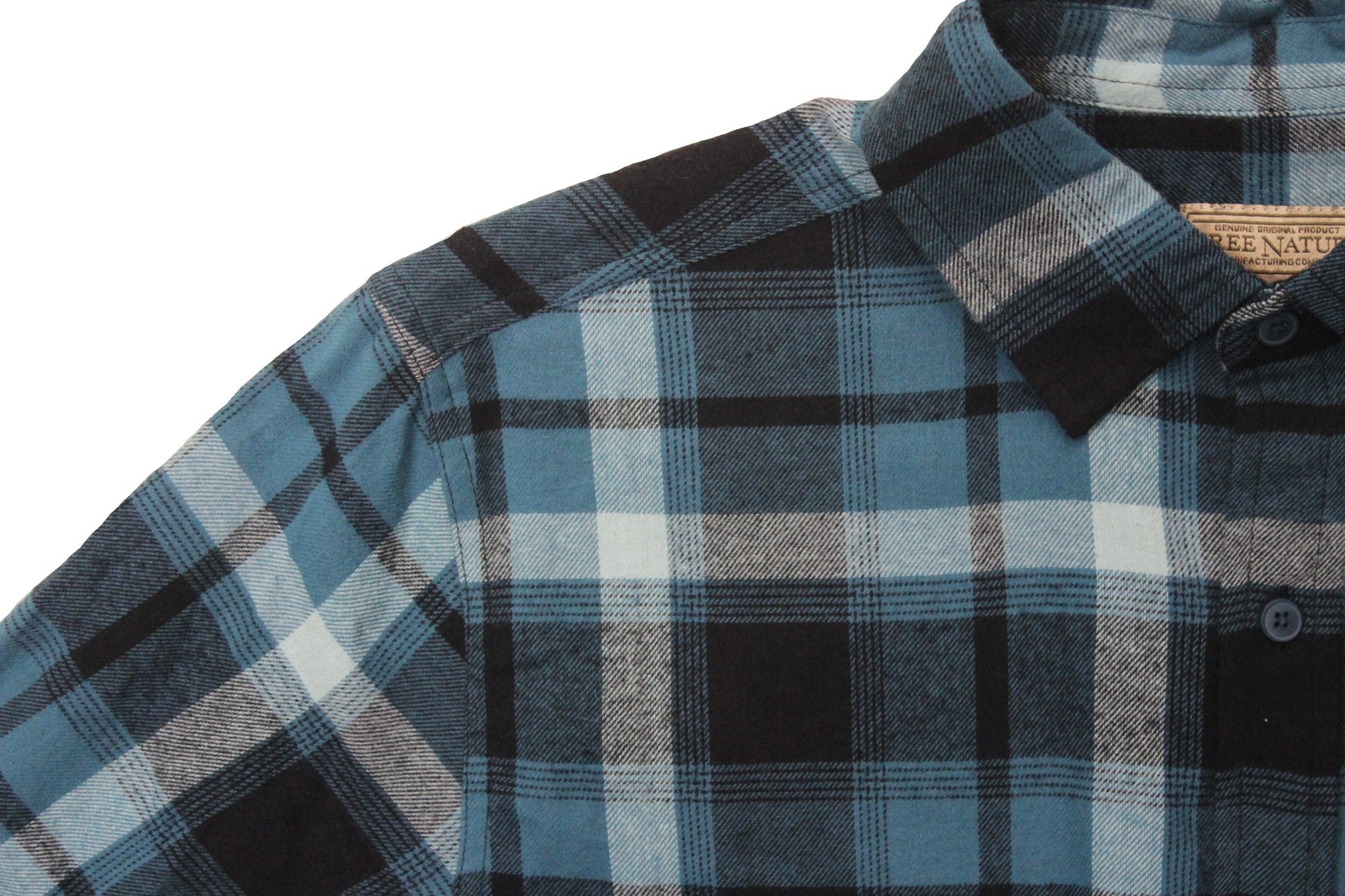 Iceberg Flannel Button-down - Super Massive Shop