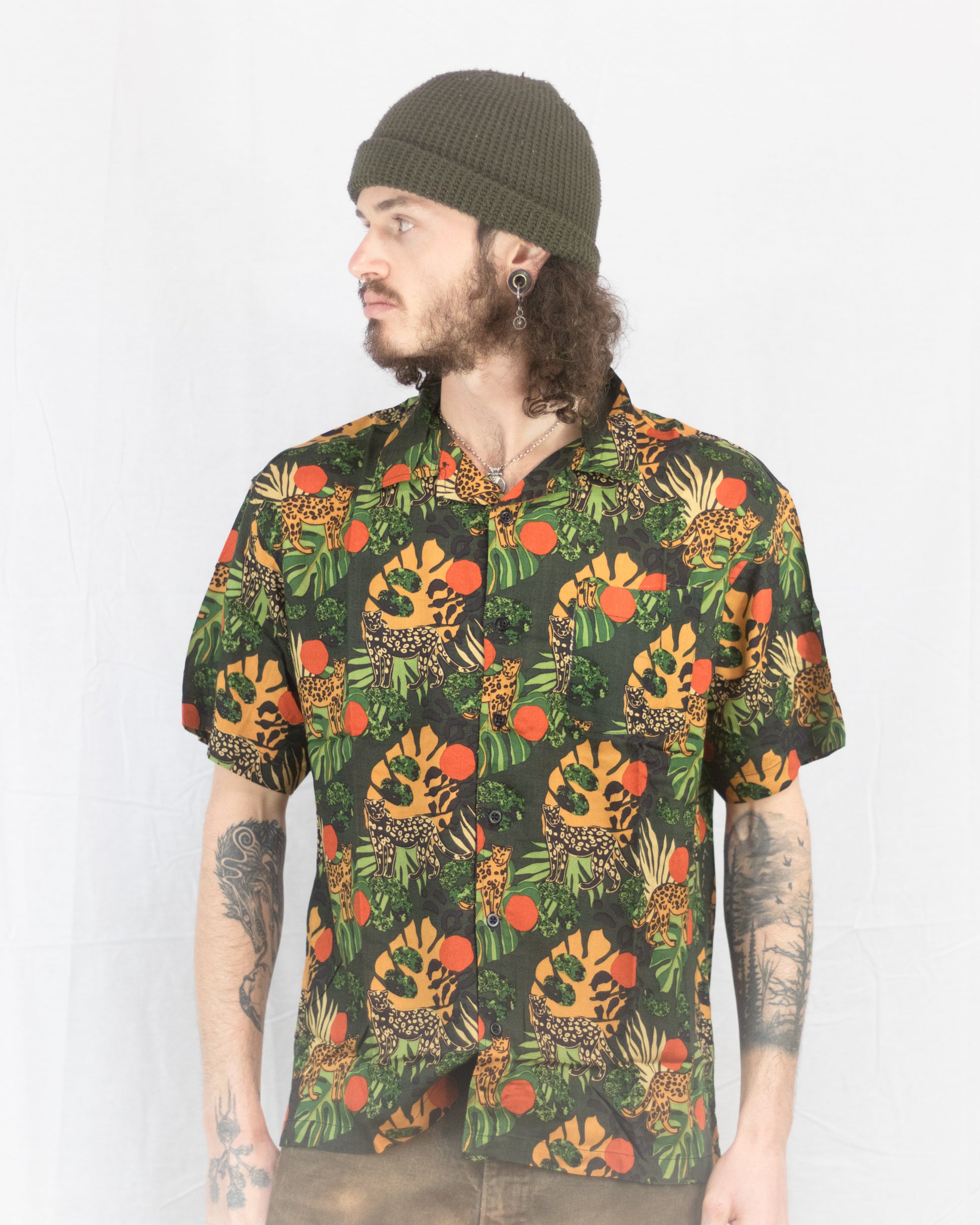 Spotted SS Buttondown