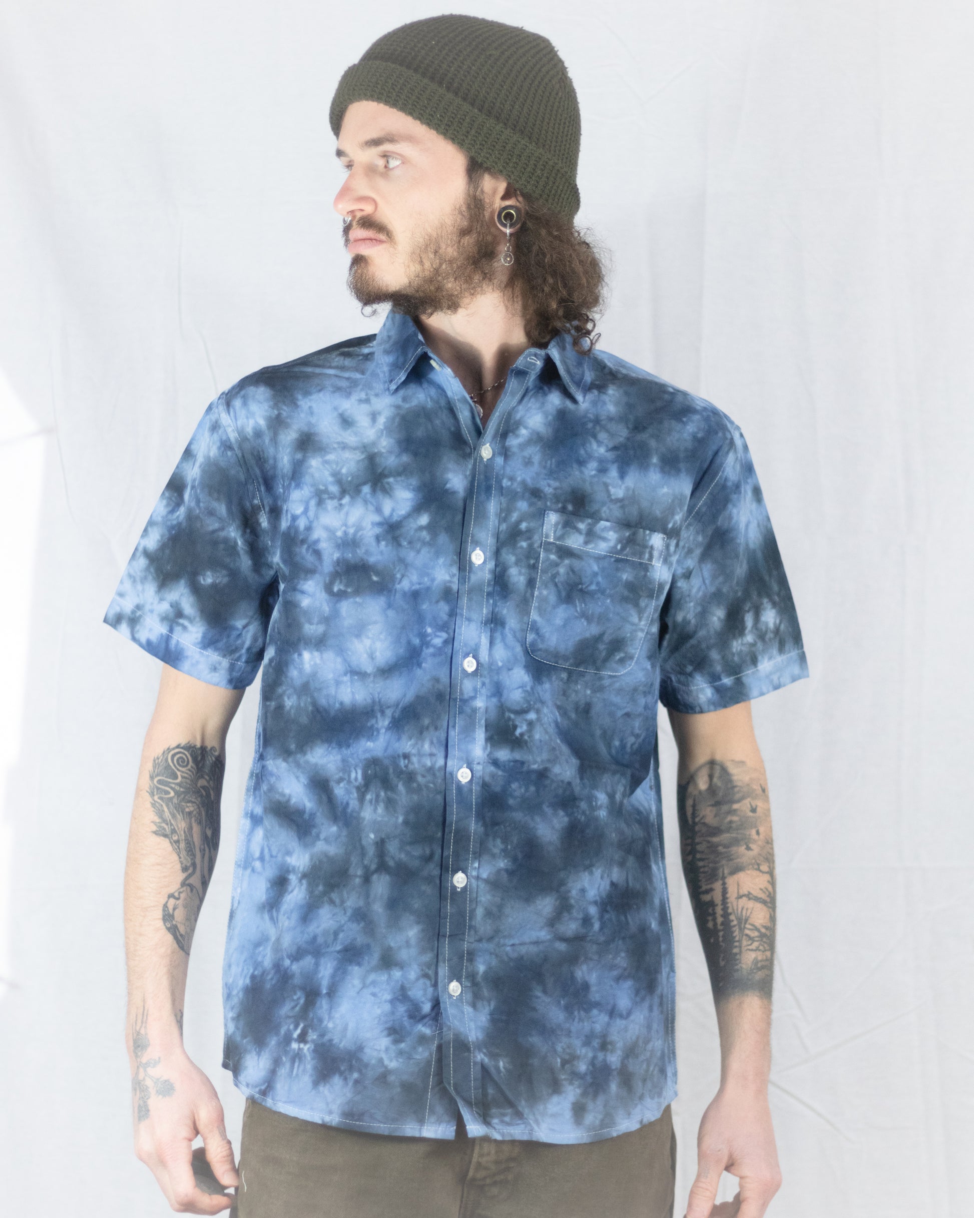 Wavy SS Buttondown