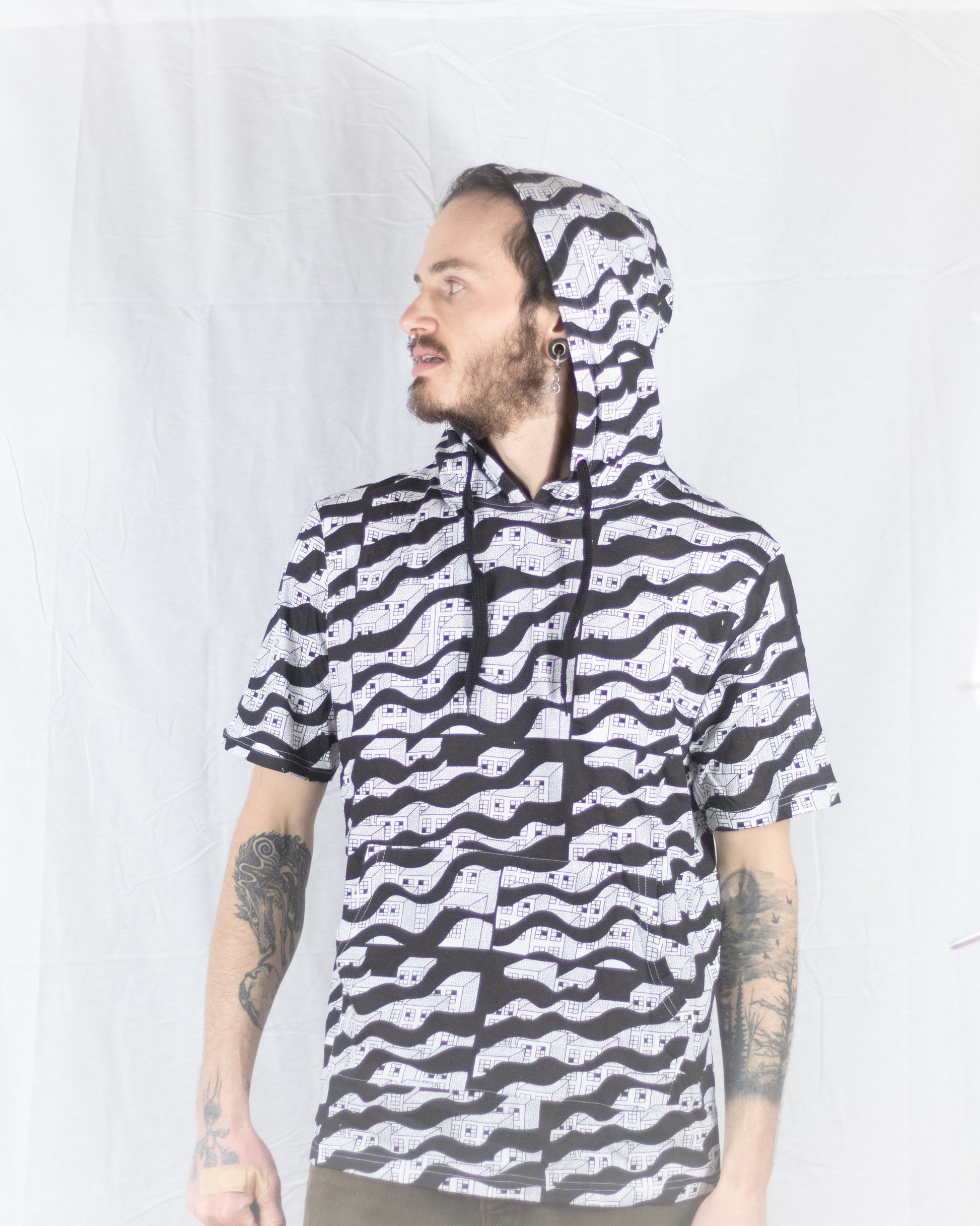 Building Hoodie Tee