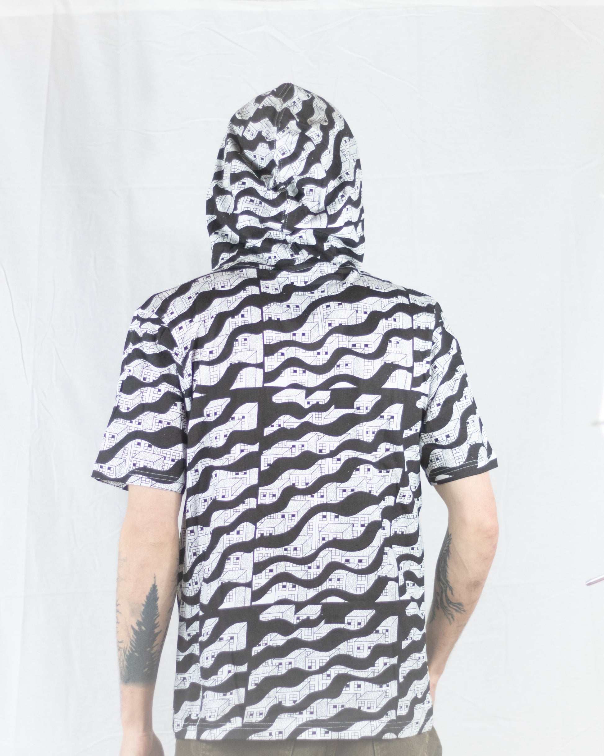 Building Hoodie Tee