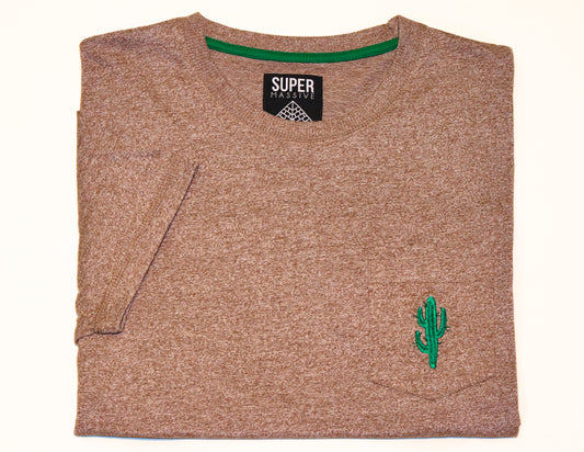 Desert Cactus SS Pocket Tee - Super Massive Shop