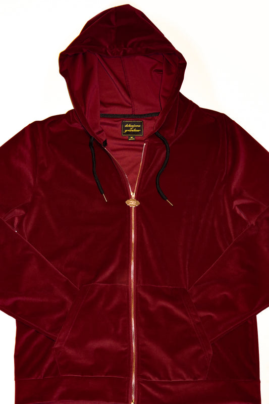 YAEZ Atlanta Velour Hoodie - Super Massive Shop