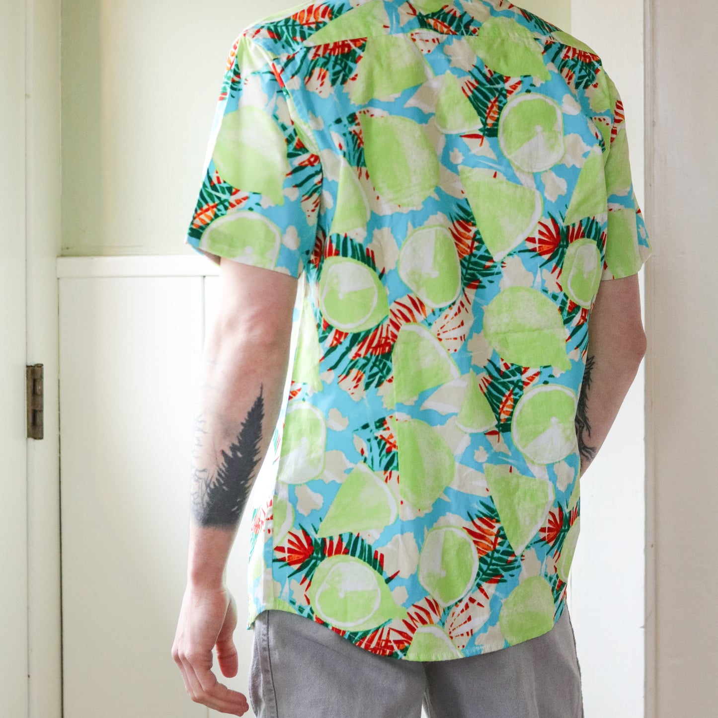 Key Lime SS Buttondown