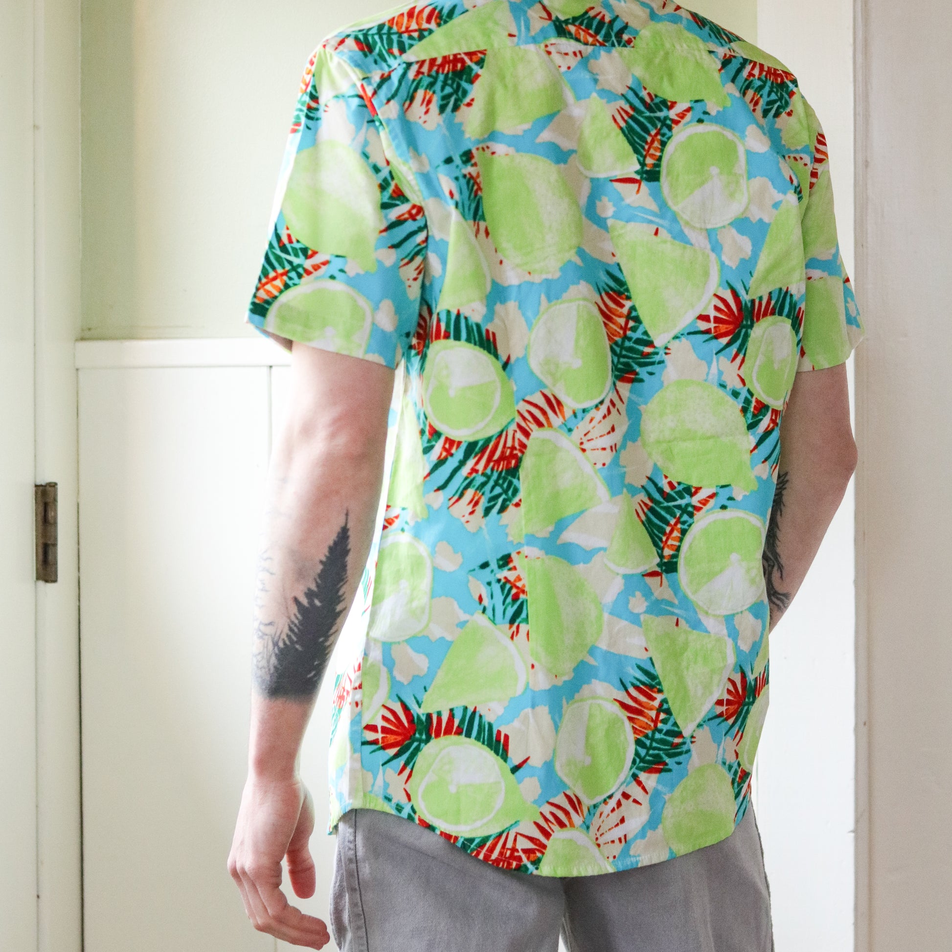 Key Lime SS Buttondown