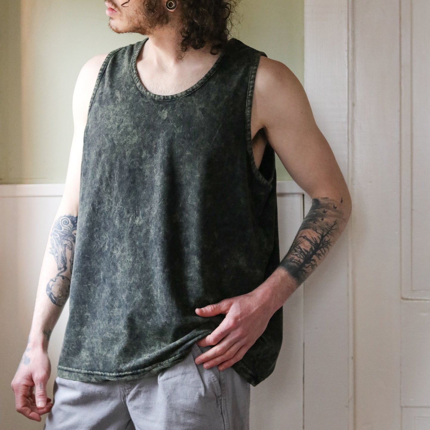 Acid Wash Tank Top