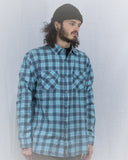 Aquatic Dirtbag Flannel Buttondown