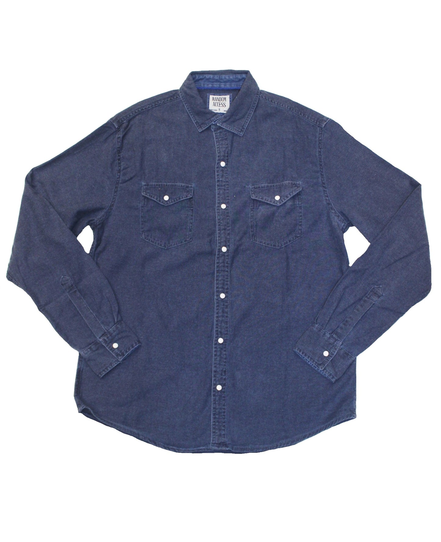 Storm Denim Button-down - Super Massive Shop