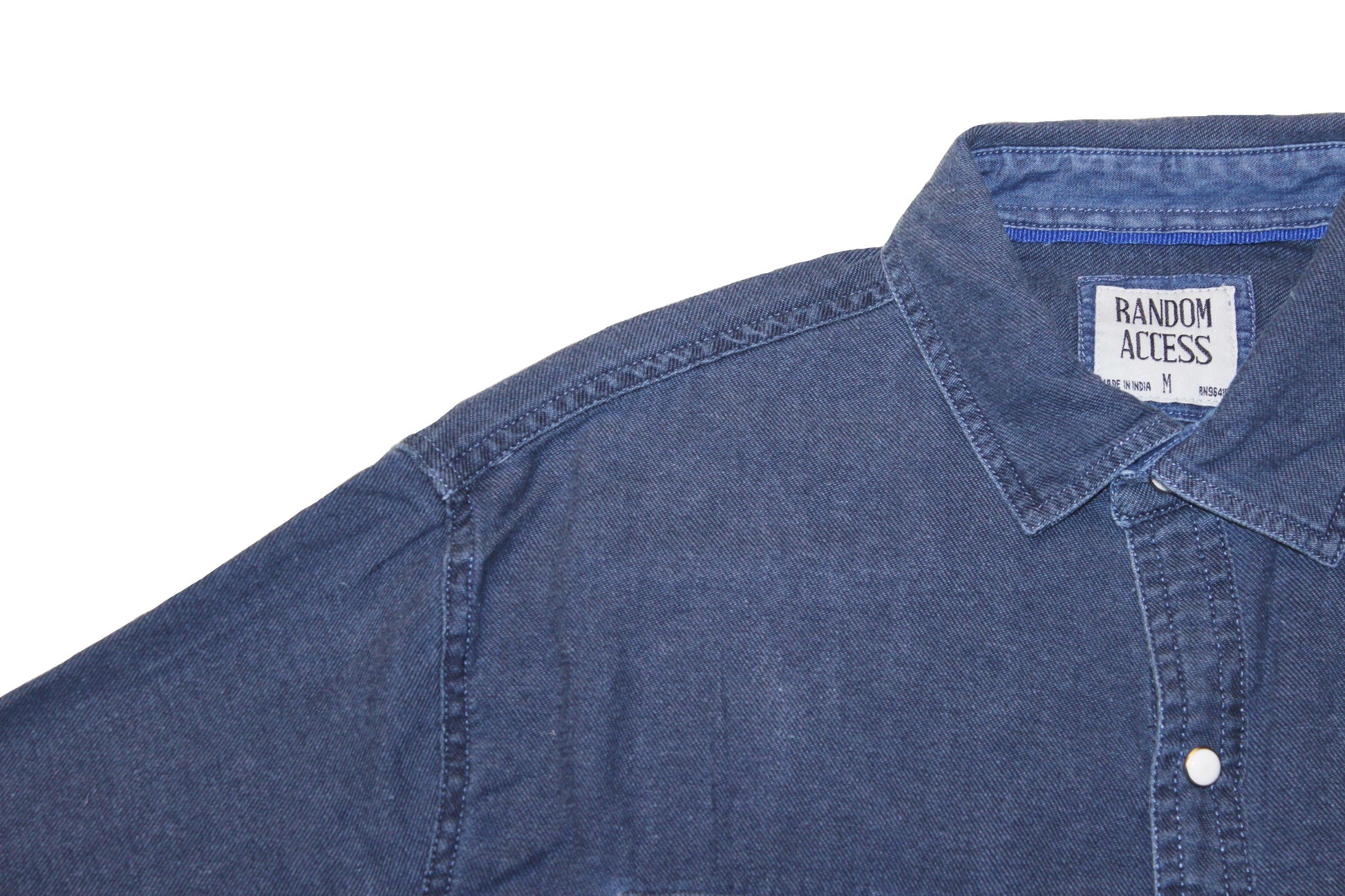 Storm Denim Button-down - Super Massive Shop