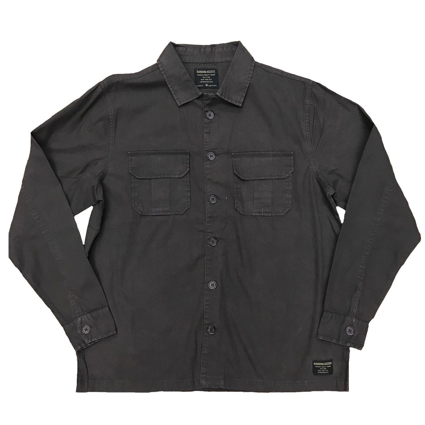 Sleek Canvas Buttondown