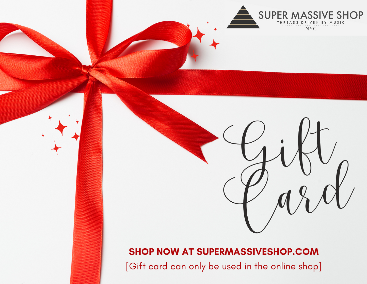 Super Massive Gift Card