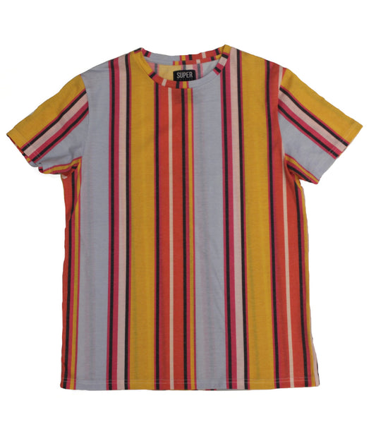 Ballad VertStripe Print Tee - Super Massive Shop