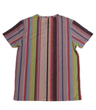 Pink Ish VertStripe Print Tee - Super Massive Shop