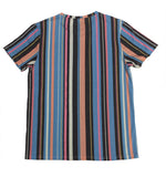 Turquoise VertStripe Print Tee - Super Massive Shop