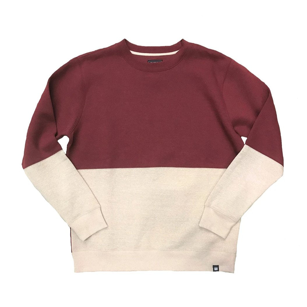 Heather Crewneck Fleece Burgundy