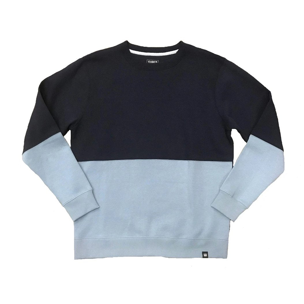 Heather Crewneck Fleece Blue