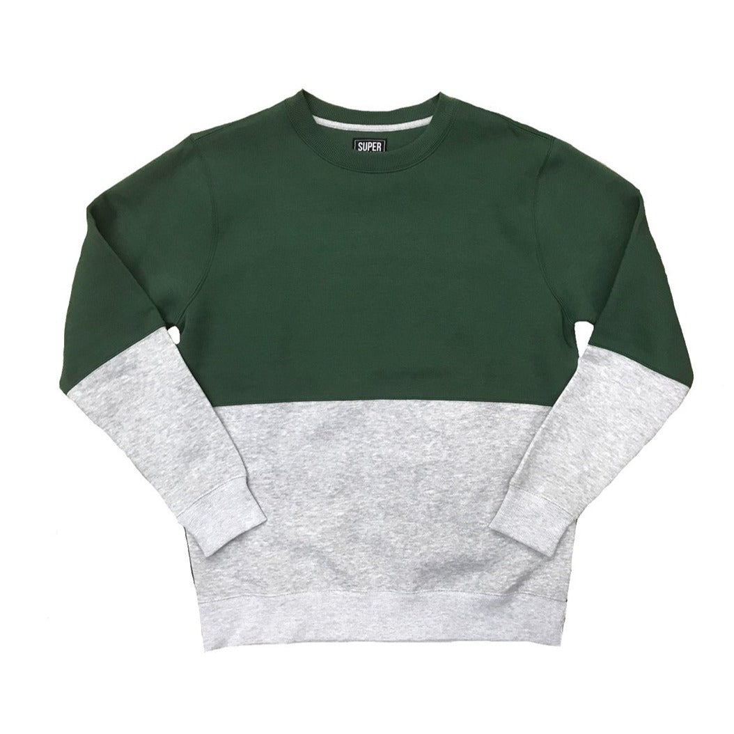 Heather Crewneck Fleece Green