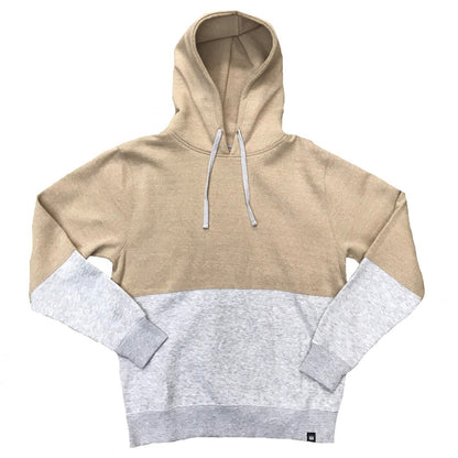 Heather Halved Hoodie Gold