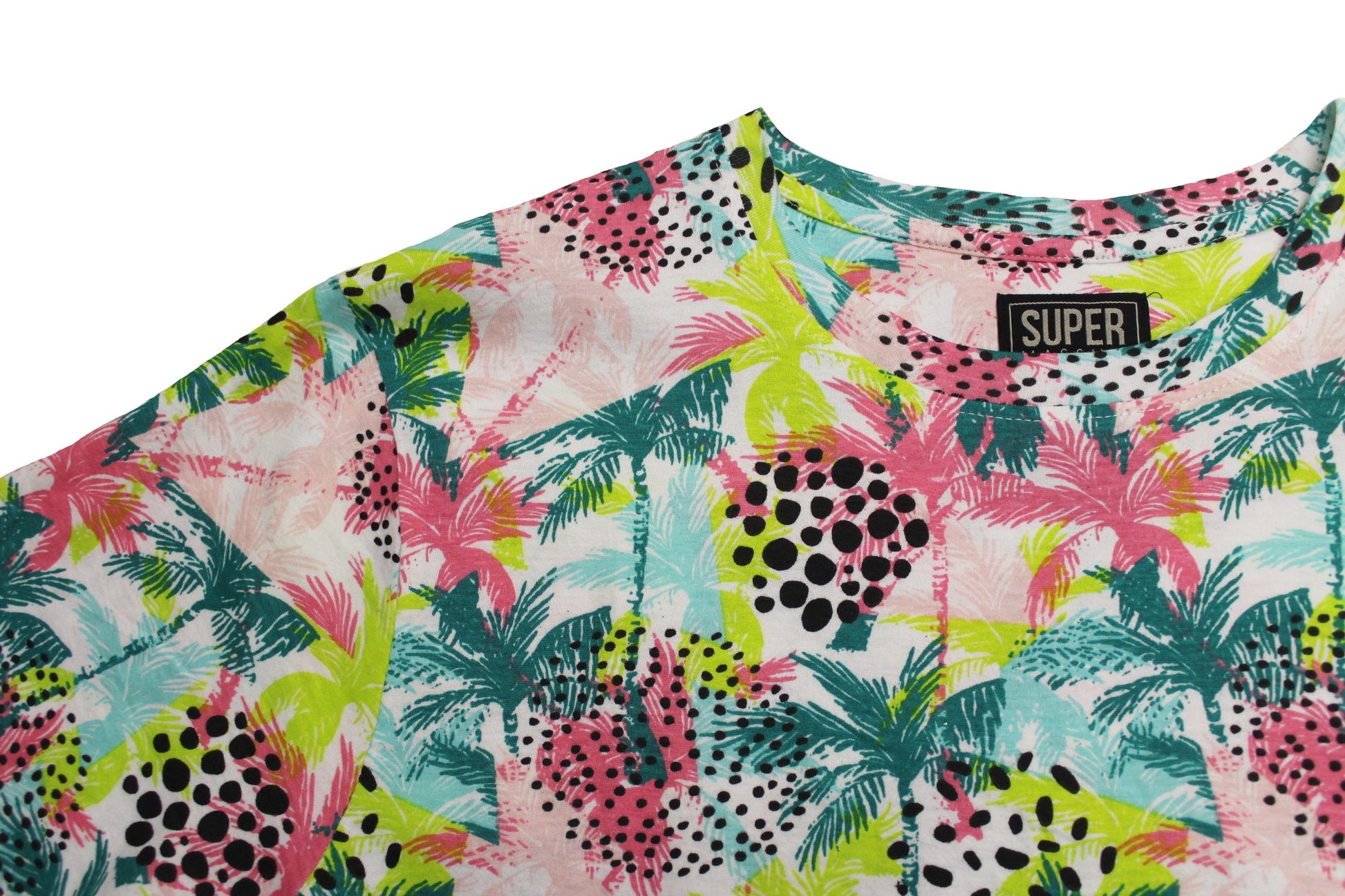 Palm Burst Print Tee - Super Massive Shop