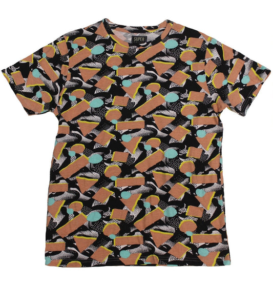 Peach Distortion SS Print Tee - Super Massive Shop