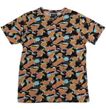 Peach Distortion SS Print Tee - Super Massive Shop