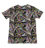 Geometric SS Print Tee - Super Massive Shop