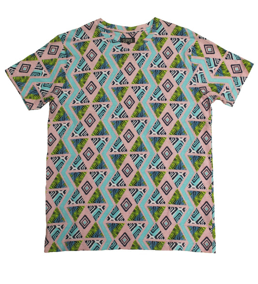 Paradise Fractal Print Tee - Super Massive Shop