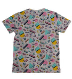 Eighties SS Print Tee - Super Massive Shop