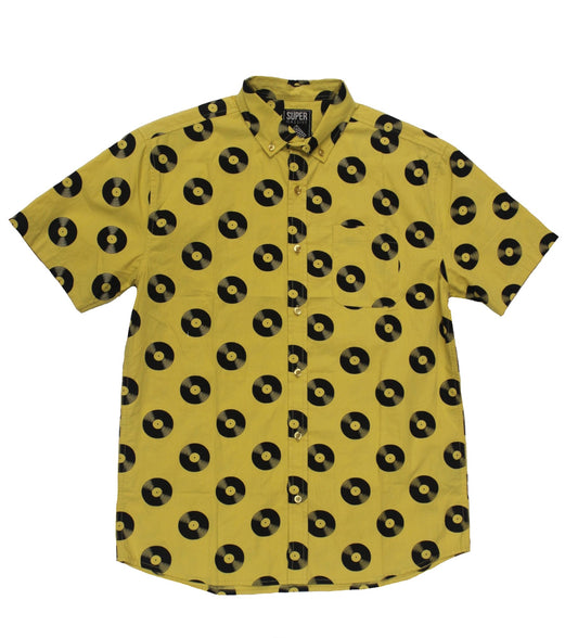 Record SS Button-down - Super Massive Shop