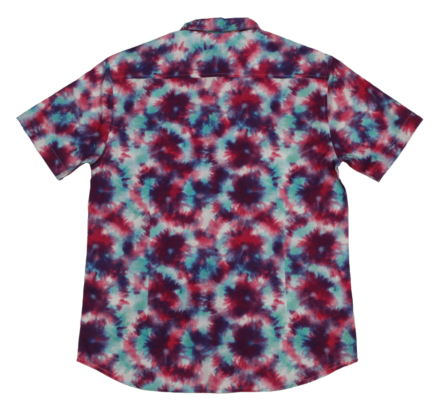 Tie-dye SS Button-down - Super Massive Shop
